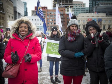 Ottawa's Women's March Canada took place Saturday Jan. 19, 2019 starting at Parliament Hill and marching down Bank Street to Lansdowne, braving the extreme cold weather.