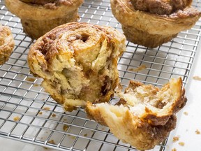 This undated photo provided by America's Test Kitchen in January 2019 shows Morning Buns in Brookline, Mass. This recipe appears in the cookbook "All-Time Best Brunch." (Carl Tremblay/America's Test Kitchen via AP) ORG XMIT: NYTK209