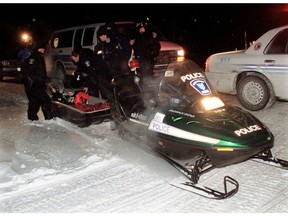 Ottawa police snowmboile squad