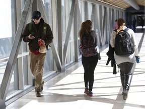 Algonquin College students are among those affected by changes in how Ontario will fund post-secondary education.  (Photo: Tony Caldwell)