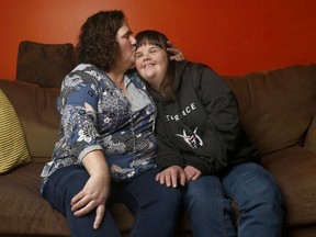 Lyne Filion is helping her daughter, Elizabeth Langan, overcome her fears to begin riding the bus again. Elizabeth was a passenger on the bus that crashed at Westboro Station last week.