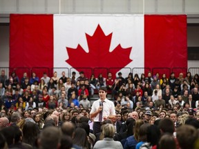 Prime Minister Justin Trudeau speaks during a town hall at Brock University in St. Catharines, Ont., Tuesday, January 15, 2019.