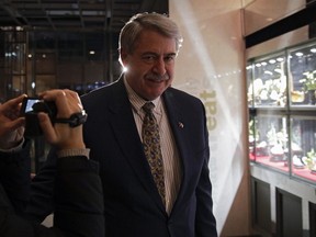 U.S. Undersecretary for Trade and Foreign Agricultural Affairs Ted McKinney walks into a hotel after a second day of meetings with Chinese officials in Beijing, Tuesday, Jan. 8, 2019. An official Chinese newspaper warned Washington not to demand too much from Beijing as talks on ending their tariff war wound up a second day Tuesday with no word on possible progress.