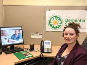 Cynthia Dewolfe, a dementia care coach with the Dementia Society of Ottawa and Renfrew County, is testing a new app that helps to create connections between dementia patients and their support networks.
