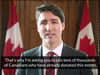 An image from Justin Trudeau's year-end fundraising video, shot at his Parliament Hill office.