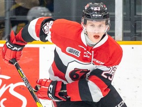 The Ottawa 67's Marco Rossi is all the way back after missing time due to an injury.