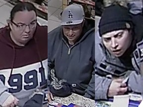 Suspects in a credit card fraud case.