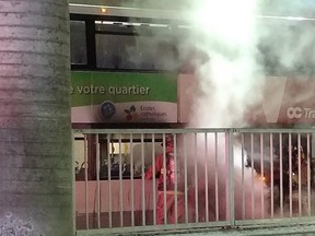 Firefighters on scene at Queensway Transitway station double decker bus fire.
Posted byu/meno123 on Reddit