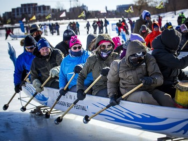 The Ottawa Ice Dragon Boat Festival took place Saturday.