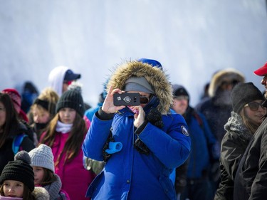 People enjoyed the sunshine in the Snowflake Kingdom in Jacques-Cartier Park Sunday Feb. 10, 2019 part of the Winterlude festivities.