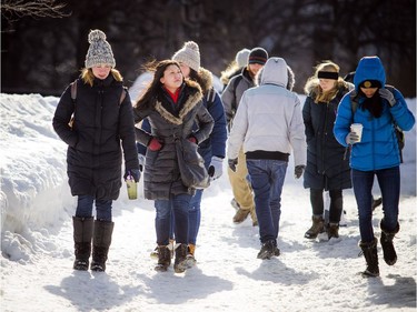 Ottawa's downtown was busy with people out enjoying Winterlude festivities on Saturday.