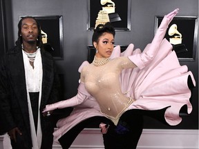 Cardi B attends the 61st Annual GRAMMY Awards at Staples Center on February 10, 2019 in Los Angeles, California.