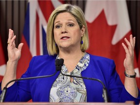 Ontario NDP Leader Andrea Horwath fears the Doug Ford government wants to further privatize health care.