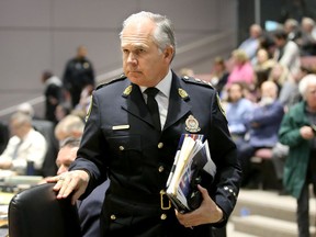 Ottawa Police Chief Charles Bordeleau presented the police budget to council. Budget Day at Ottawa City Hall Wednesday (Feb. 6, 2019).