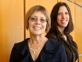 Joanne Bezzubetz, president and chief executive of The Royal, and Vera Etches, Ottawa's medical officer of health.