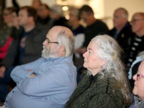 Thirty people showed up to Wednesday night's presentation by Rogers Communications, which wants to erect a new cellphone tower in Barrhaven.