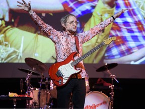 Peter Tork of The Monkees performs live on stage at Town Hall on June 1, 2016 in New York City.
