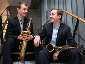 Jazz reed players and identical twins Peter and Will Anderson perform in Ottawa on Friday at Southminster United Church.