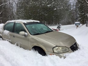 Dave Dutton's car -- Deer Slayer -- got him ... most of the way home on Tuesday night.