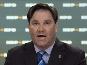NDP MP Don Davies speaks during a news conference in Ottawa, Tuesday, November 15, 2016. NDP health critic Don Davies is calling for the RCMP to immediately launch an investigation into all allegations of forced and coerced sterilizations in Canada.