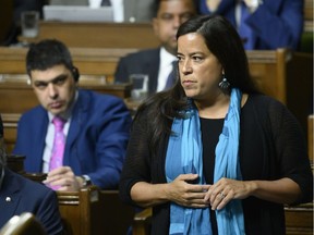Liberal MP Jody Wilson-Raybould in the House of Commons on Feb. 20, 2019.
