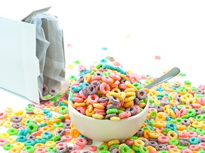 Ultraprocessed foods include sugary breakfast cereals, soft drinks and chips.