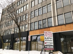 The cannabis store is proposed for the ground floor of this building on Wellington Street West.