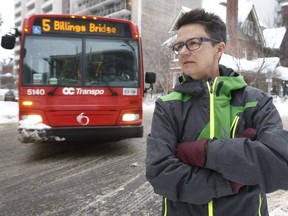 Coun. Catherine McKenney is taking Ottawa transit this week.