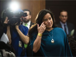 Jody Wilson-Raybould appears at the House of Commons Justice Committee on Wednesday.