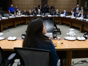 Jody Wilson-Raybould appears at the House of Commons Justice Committee on Parliament Hill in Ottawa on Wednesday, Feb. 27, 2019. THE CANADIAN PRESS/Sean Kilpatrick ORG XMIT: SKP124