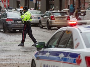 File photo of an Ottawa police vehicle at Metcalfe and Laurier Streets.