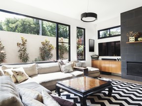 This monochrome living room looks like it would be insta-friendly.