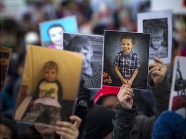 The Next Step Autism March, organized by two autism parents in Barrhaven, made its way to Parliament Hill Sunday March 30, 2019. Autism supporters took a moment of silence, holding up photos of those effected.