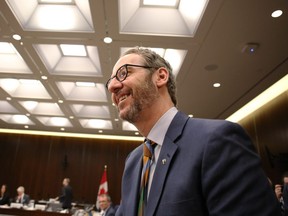 Gerald Butts, former principal secretary to Canada's Prime Minister Justin Trudeau, leaves after testifying at the House of Commons justice committee on Parliament Hill on March 6, 2019 in Ottawa.