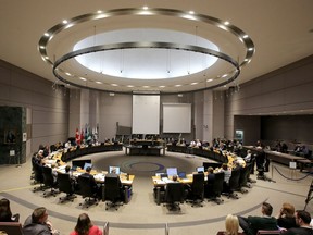 Ottawa City Hall council chambers. Has council breached the relationship of trust with communities when it comes to local planning?