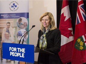 Christine Elliott, Deputy Premier and Minister of Health and Long Term Care, released the "Patient Declaration of Values for Ontario" at a press conference at the Ottawa Hospital Civic Campus on Friday March 8, 2019.