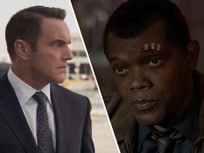 Clark Gregg, Samuel L. Jackson in Captain Marvel.