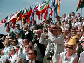 This image released by Neon/CNN Films shows a scene from the film Apollo 11.