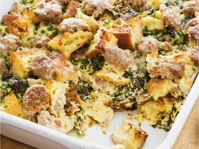 Savory Bread Pudding. This recipe appears in the cookbook "All-Time Best Brunch."