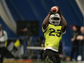 Jamie Harry, who ran a 4.79-second 40-yard dash at the CFL Combine Sunday at the University of Toronto, was interviewed by the Ottawa Redblacks Saturday. We sat in and got some insight on the kind of questions the players are asked in these sessions.