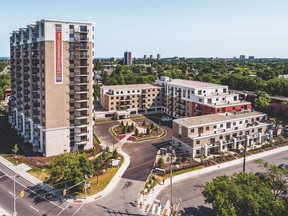 Lépine Apartments’ Les Terrasses Francesca at 1425 Vanier Parkway is a high-end luxury building with units ranging from 825 to 1,725 square feet.