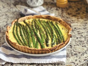 Rustic spelt quiche from Modern Lunch by Allison Day.