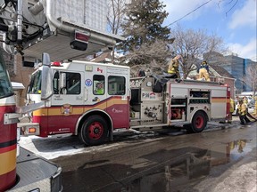 Ottawa fire on scene at 370-372 Enfield Ave. in Vanier