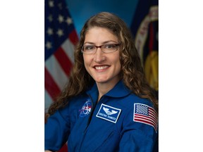 Astronaut Christine Koch. MUST CREDIT: NASA handout photo by Robert Markowitz