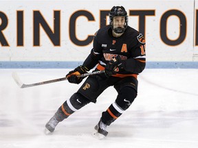 Ottawa native Max Veronneau ranks fourth all-time in scoring with the Princeton University men's hockey team.