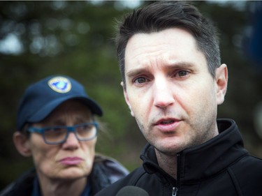 André Fortin a member for Pontiac with the National Assembly of Québec addressed the fatal car crash of Louise Séguin Lortie, 72, after her car plunged into a washed out section of Chemin Bronson-Bryant in Pontiac.
