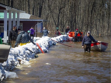 A state of emergency was declared in Rhoddy's Bay, west of Arnprior, on the Ottawa River Sunday, April 28, 2019.