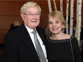 In this file photo, Dr. Wilbert Keon, founder of the University of Ottawa Heart Institute and world-renowned heart surgeon, attended the Canadian Nurses Foundation's annual Nightingale Gala with his wife, Anne, at the Shaw Centre in May, 2016.