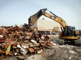 Crews began demolishing the old Sears store at the Carlingwood Mall this week. Demolition is expected to be completed by the end of summer and Canadian Tire has plans to move into the space. Julie Oliver/Postmedia