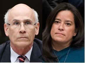 An edited picture of Jody Wilson-Raybould and Michael Wernick.